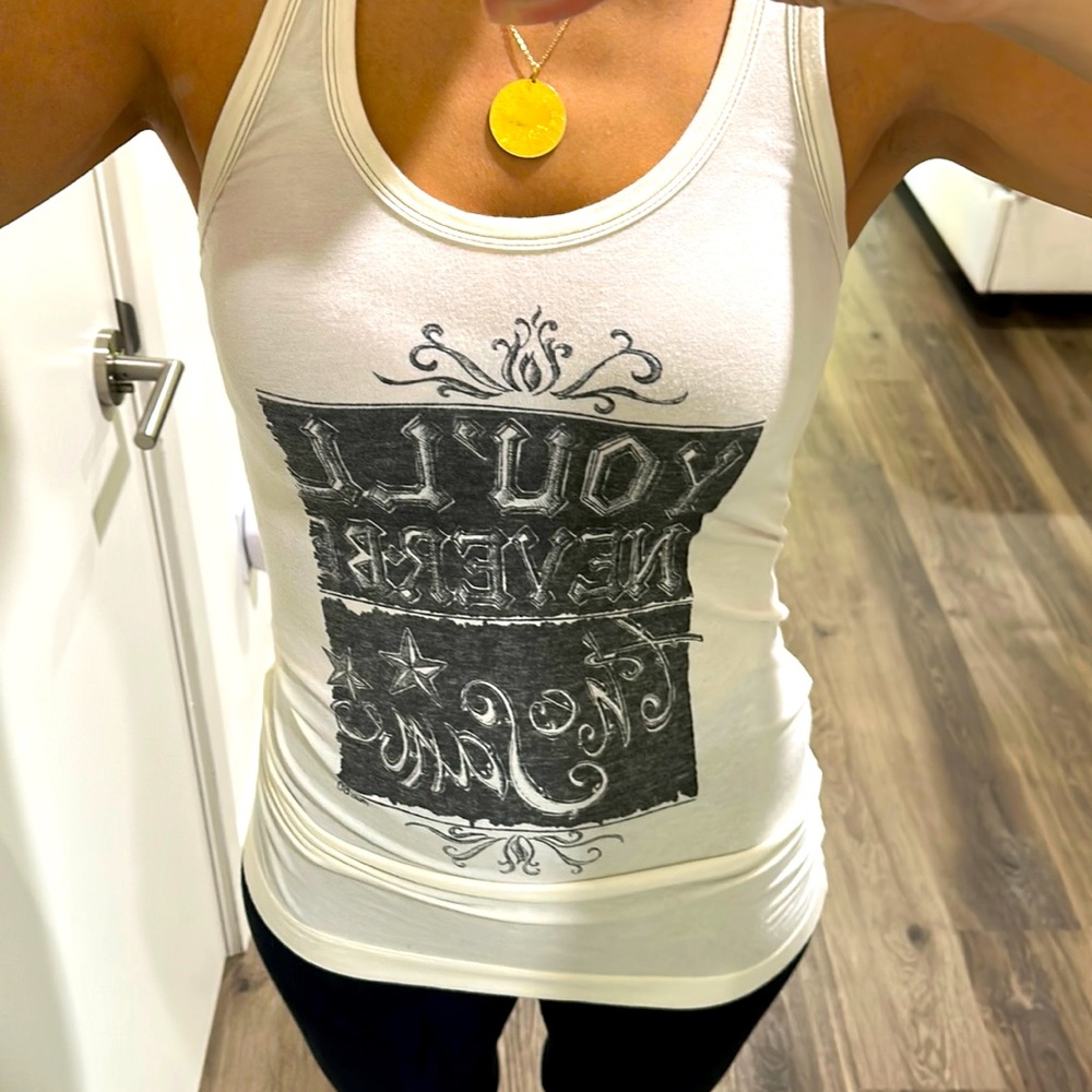 Y2K Miss Sixty Racerback Tank - Made in Italy
